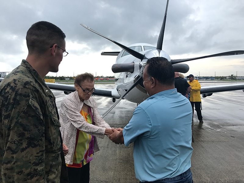 Evacuees In Puerto Rico